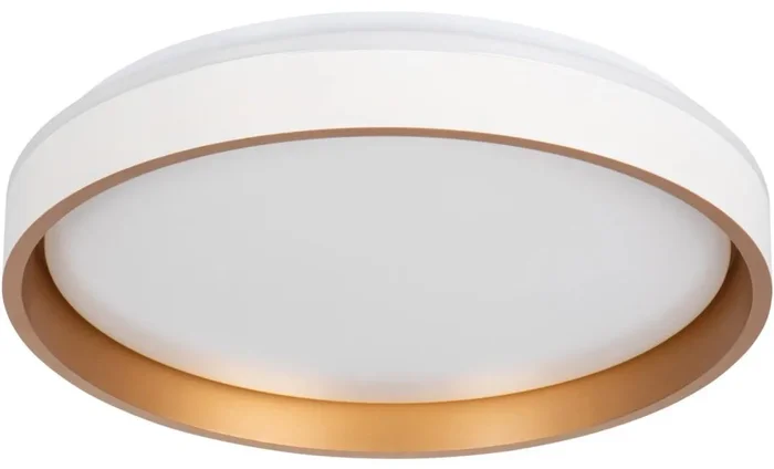 LED stropní svítidlo SOLN 17,5W bílá/zlatá