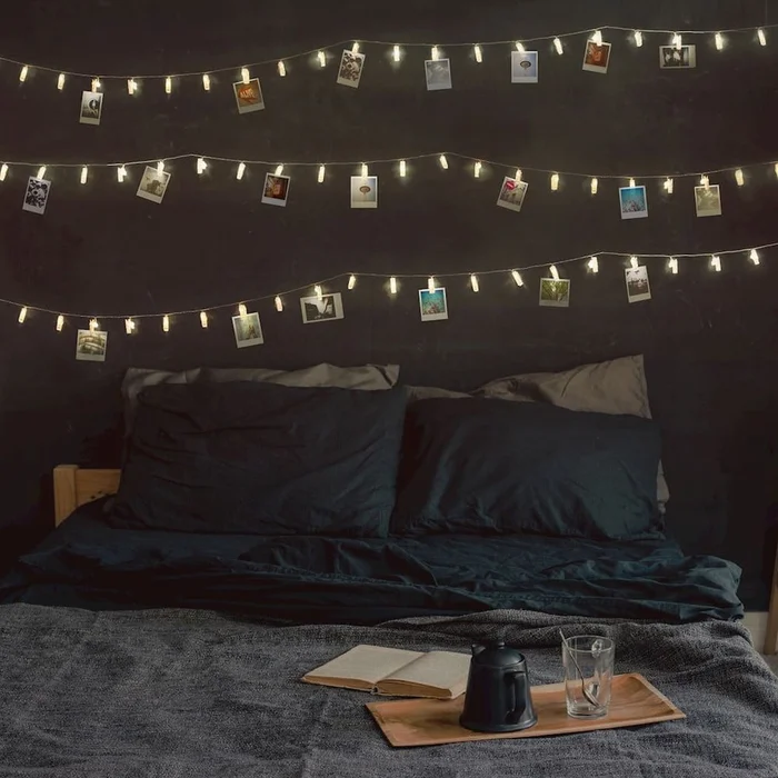 LED světelný řetěz s kolíčky DecoKing Pin, 6,35 m