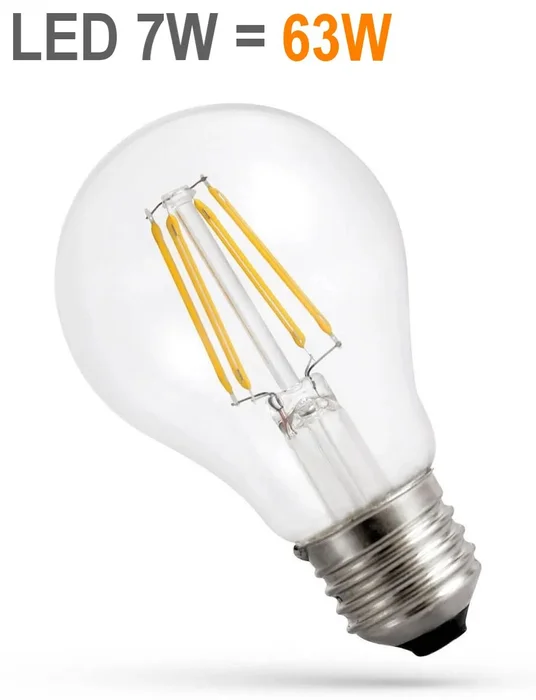 LED žárovka E27 7W teplá bílá