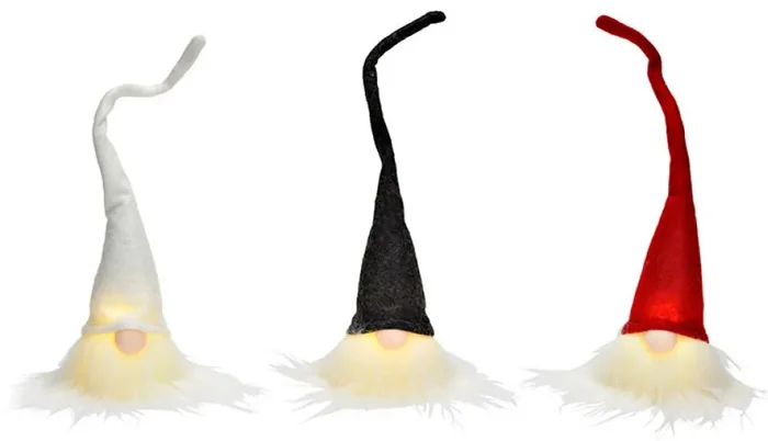LED závěsný trpaslík GNOME 26 cm