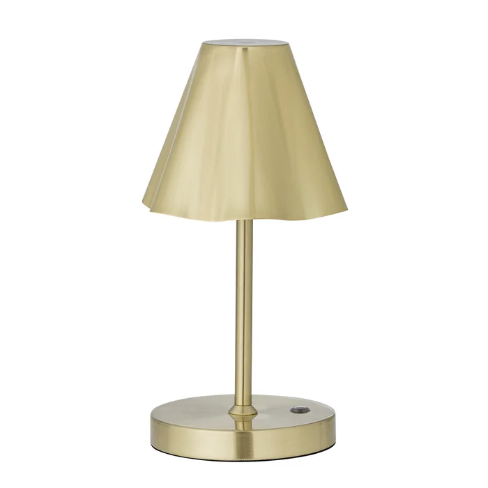 Lianna Přenosná Dobíjecí Lampa z Mosazi