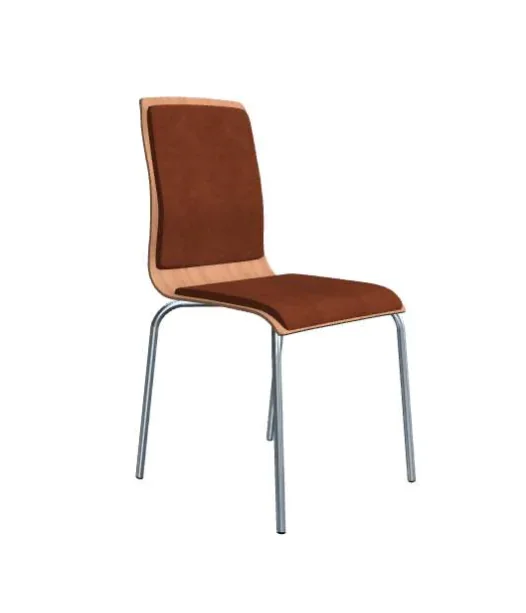 Lilly – stohovatelná konferenční židle s čalouněním