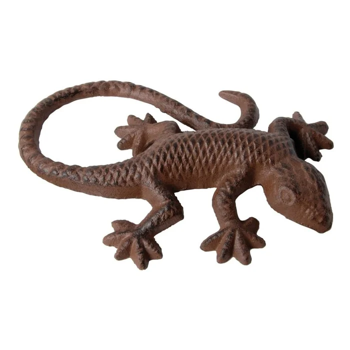 Litinová dekorace Ještěrka 10,4 x 15,1 cm