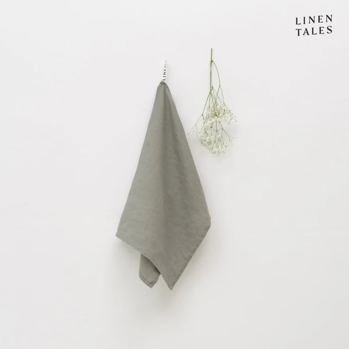 Lněná utěrka Khaki 45x65 cm