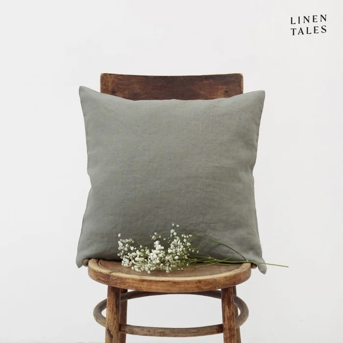 Lněný povlak na polštář 50x50 cm Khaki