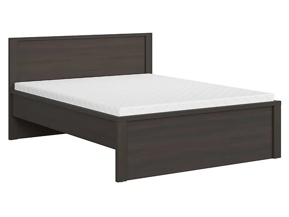 LOBATES Vyšší postel 160x200 cm, wenge – 5 let záruky, výprodej