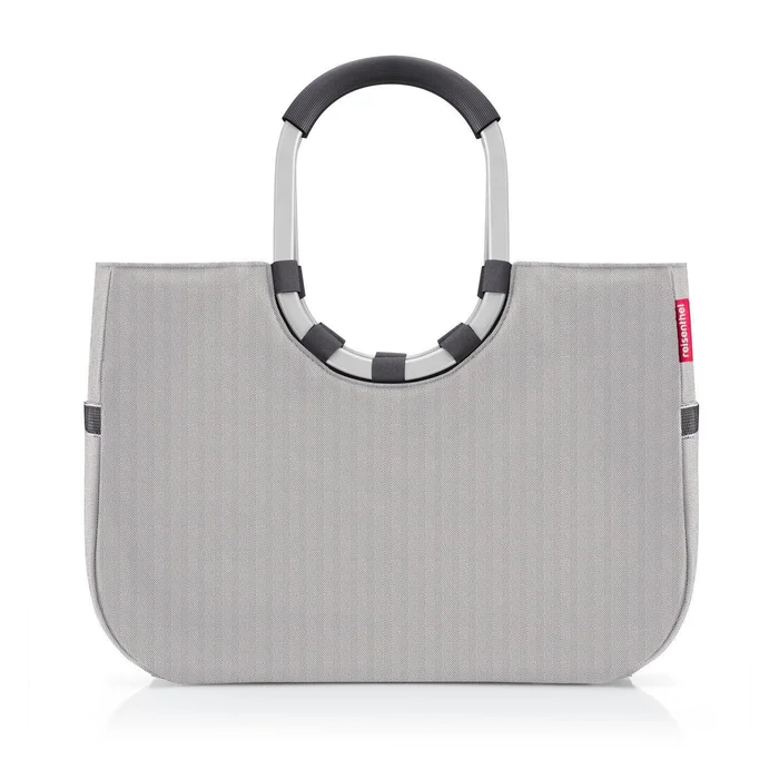 Loopshopper L Herringbone šedá