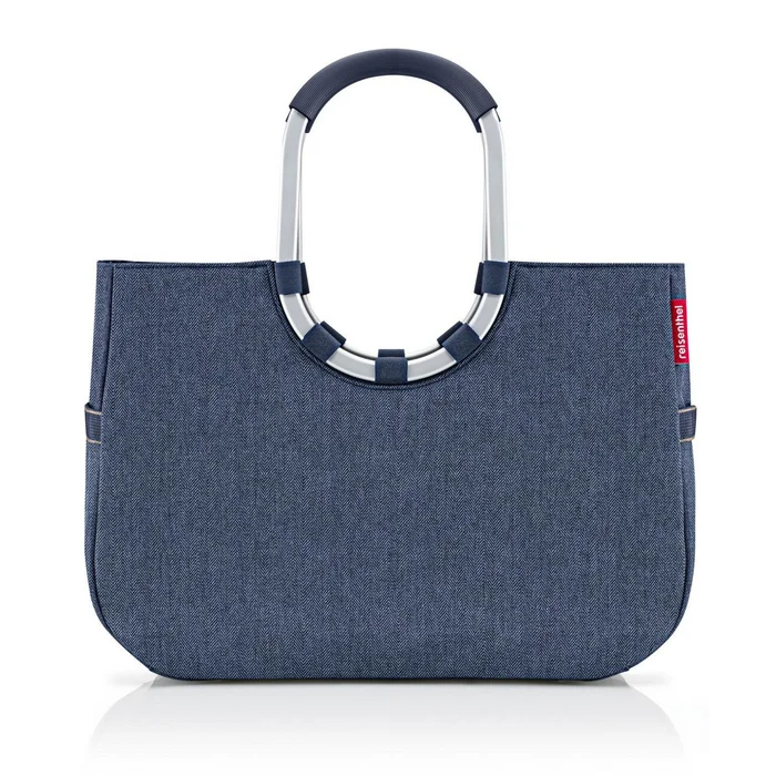 Loopshopper L Herringbone tmavě modrá