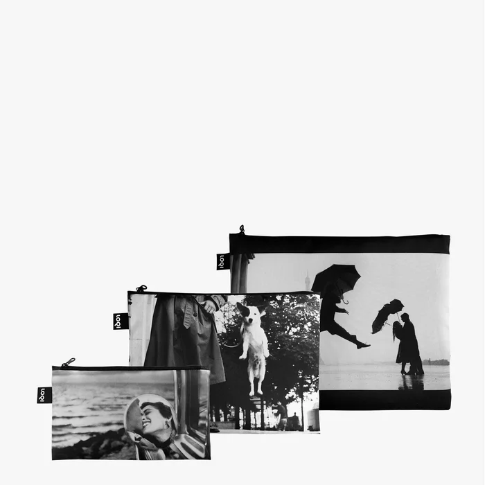 LOQI: 3 kapsičky na zip – motivy Elliott Erwitt