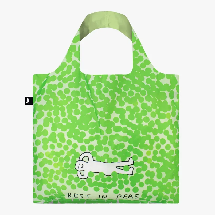LOQI CONSTANT BAGEL Rest in Peas – skládací taška