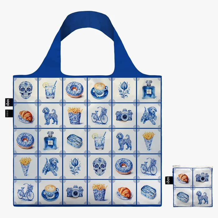 LOQI Delft Funky skládací taška