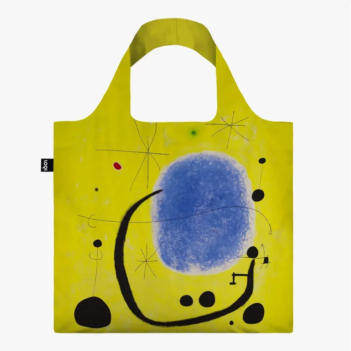 LOQI JOAN MIRÓ Gold of Azure – skládací taška