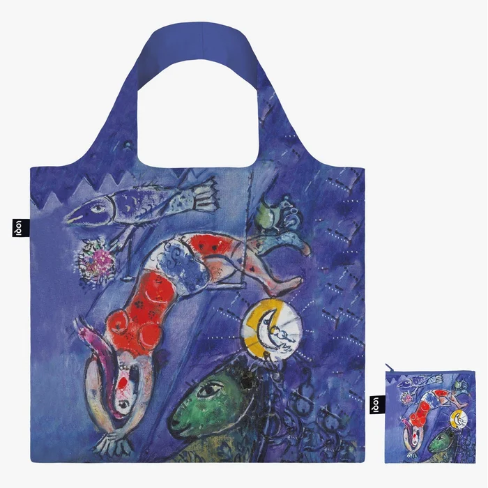 LOQI MARC CHAGALL The Blue Circus skládací taška