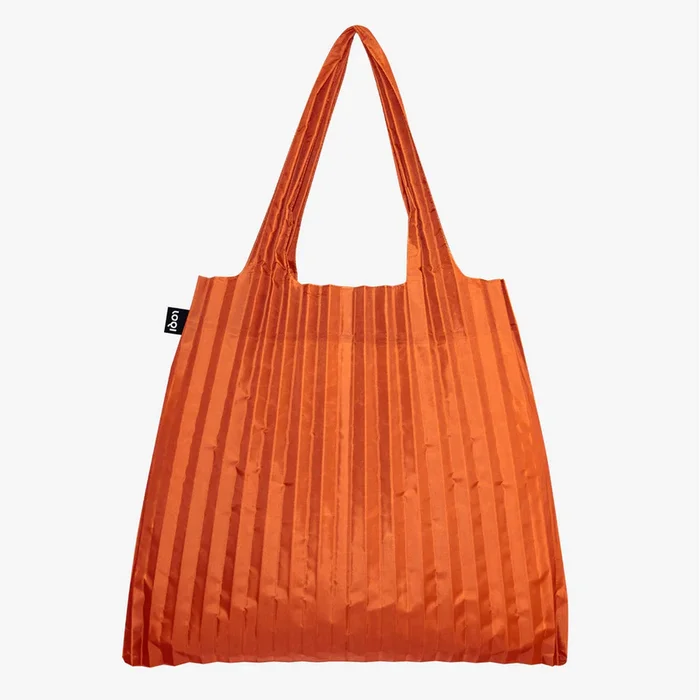 LOQI Pleated Orange – skládací taška přes rameno