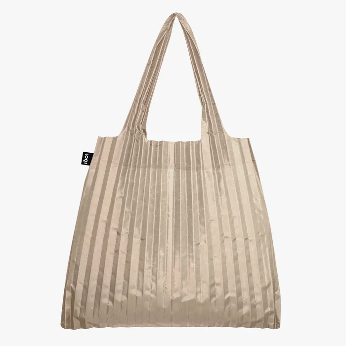 LOQI Pleated taška Mocha