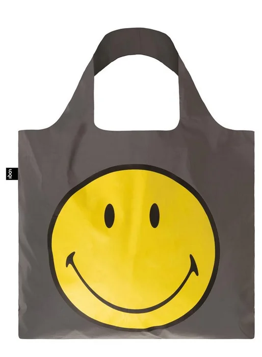 LOQI Reflective Smiley skládací taška