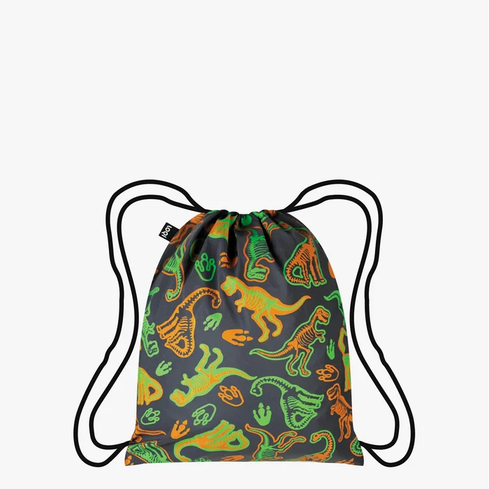 LOQI Skelet dinosaura reflexní mini batoh