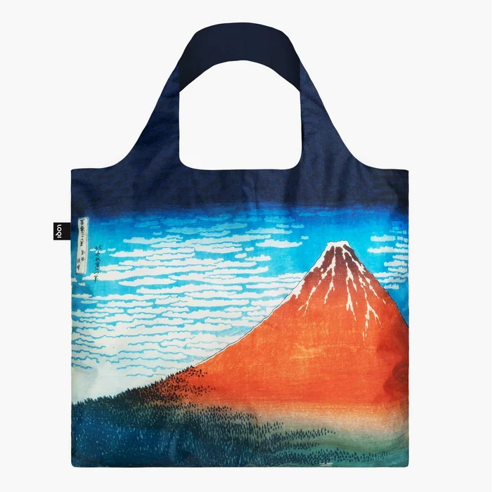 LOQI skládací taška Katsushika Hokusai Red Fuji