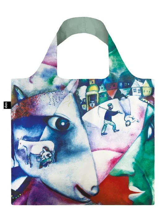 LOQI skládací taška Marc Chagall I and the Village