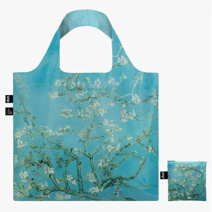 LOQI skládací taška Van Gogh – Almond Blossom