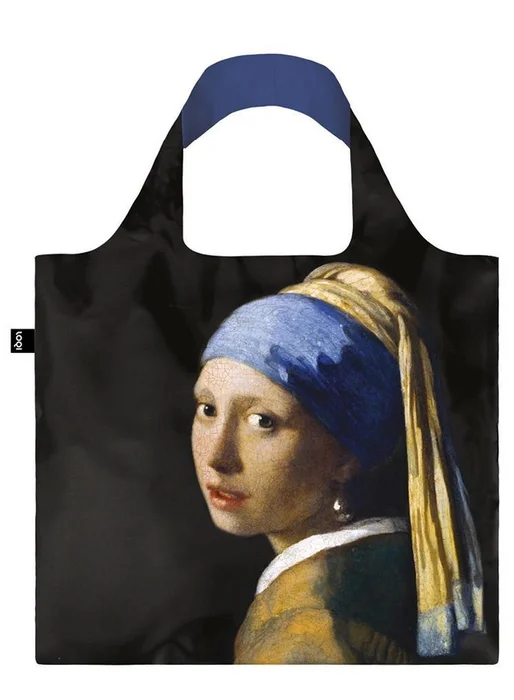 LOQI skládací taška Vermeer – Girl with a Pearl Earring