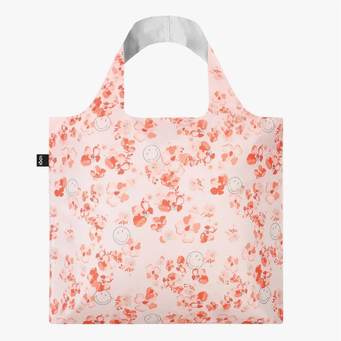 LOQI SMILEY Blossom – skládací taška