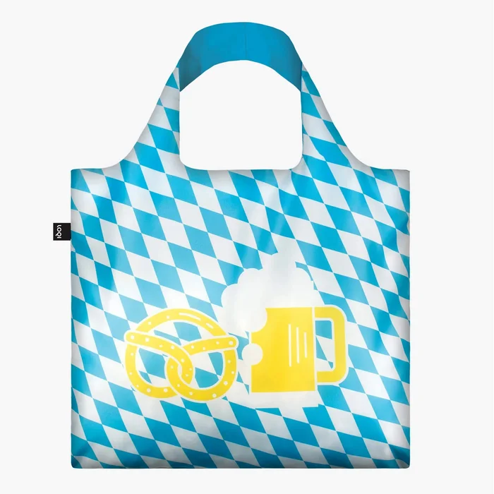LOQI Travel Pretzel – skládací nákupní taška