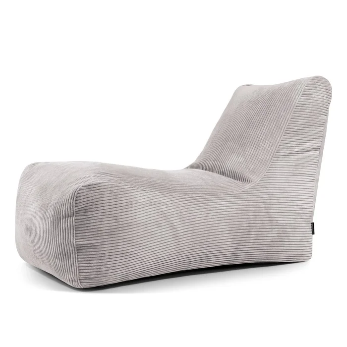 Lounge sedací vak SLOWDOWN v světle šedé barvě