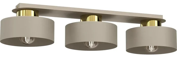 Luminex MARTI stropní svítidlo 3xE27 béžové/zlaté
