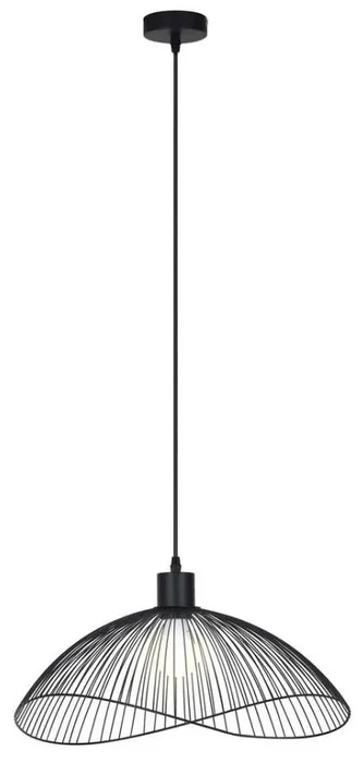 Lustr Iduna ve Stylu Průmyslového Designu - Černý, 1xE27, 60W