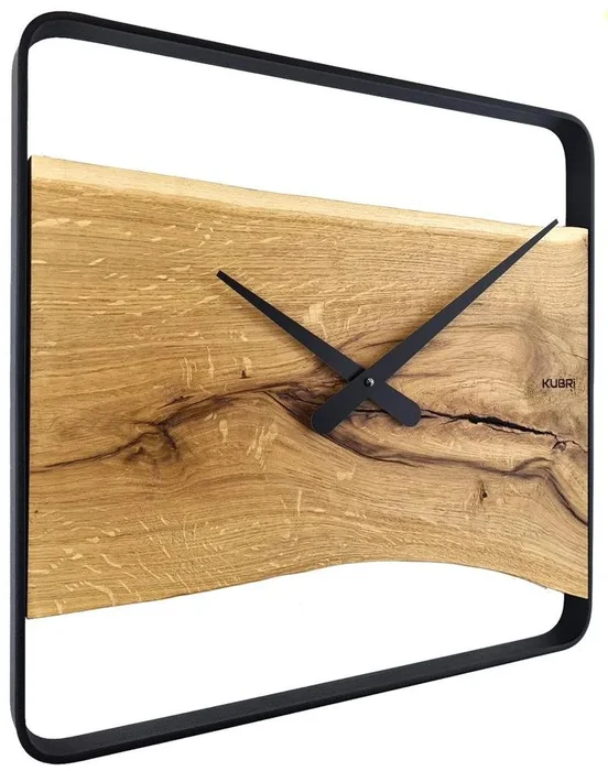 Luxusní Dubové Nástěnné Hodiny KU1006A České Produkce