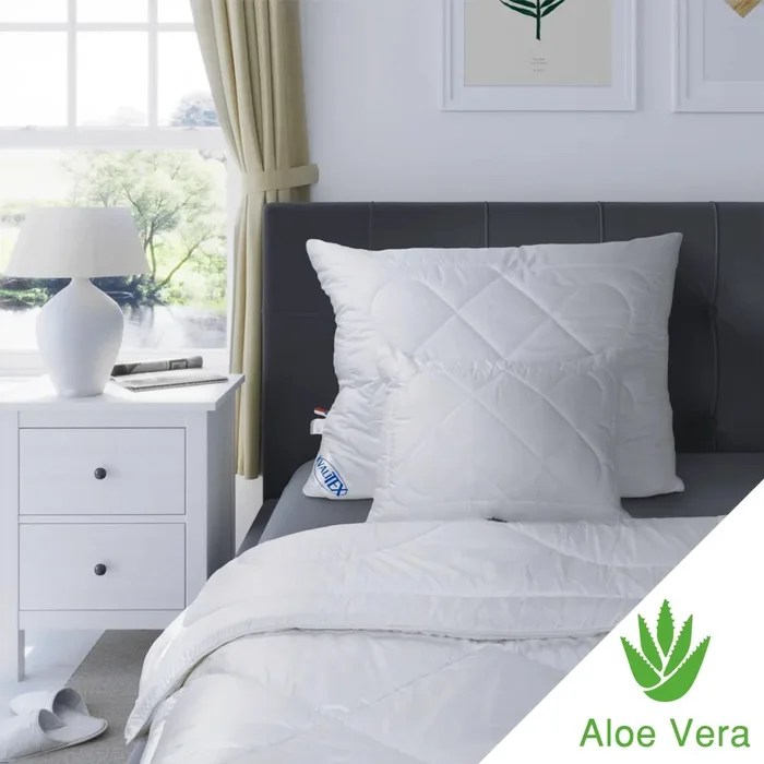 Luxusní Set Aloe Vera Celoroční Přikrývka a Polštář, 140x200 cm, 70x90 cm