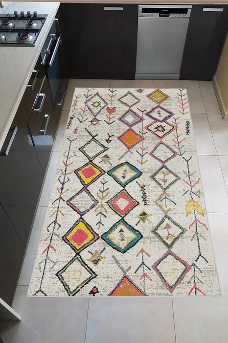 Luxusní syntetický koberec 60 × 100 cm s protiskluzem