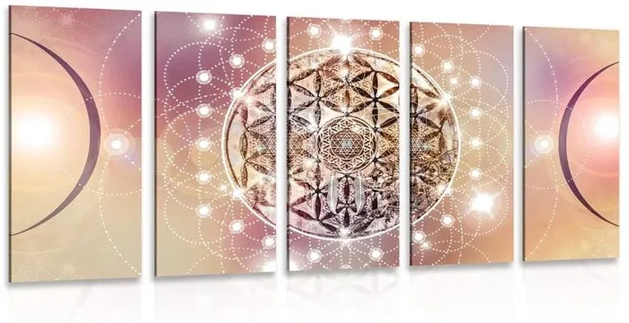 Magická Mandala na plátně