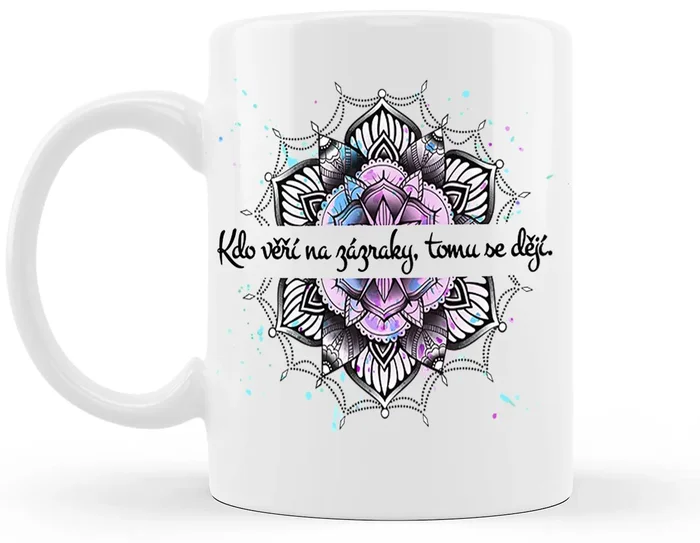 Mandala keramický hrneček 330 ml