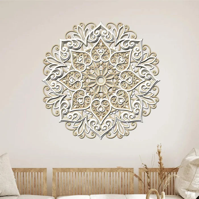 Mandala Srdcem k úsměvu 40 cm