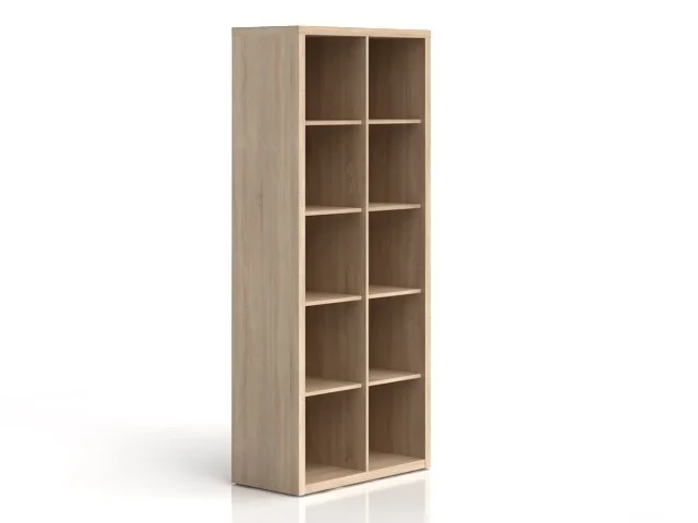 MARIONET regál 5x2 – dub sonoma, 80×185×38,5 cm