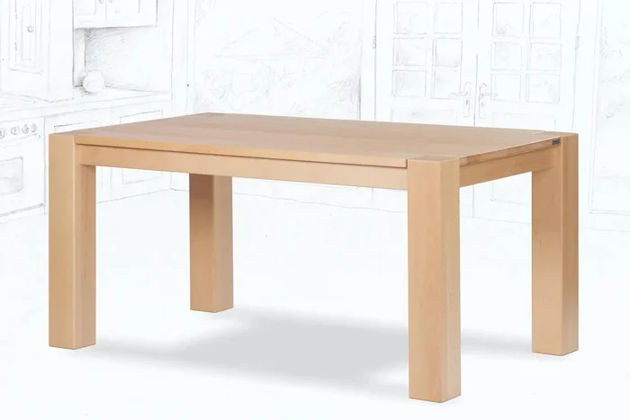 Masivní Bukový Jídelní Stůl Denver s Moderním Designem
