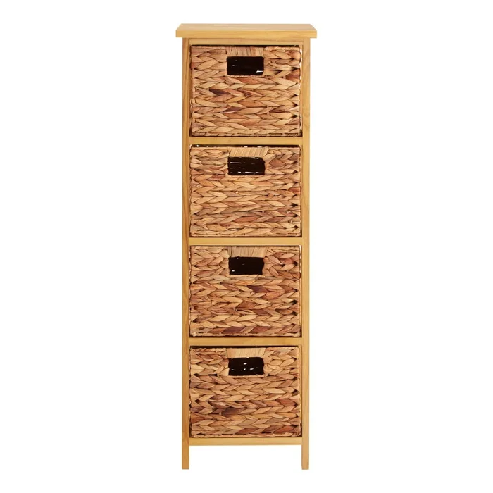 Masivní komoda Pavlovnie 32x100 cm přírodní