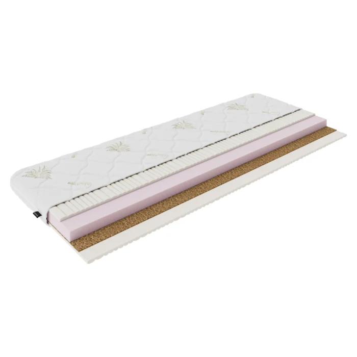 Matrace 90x200 PUR pěna s kokosovou vrstvou
