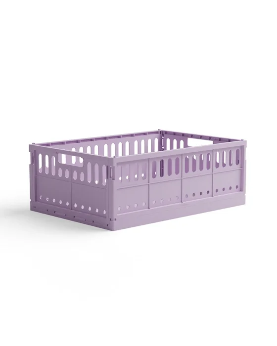 Maxi skládací přepravka Made Crate - fialová