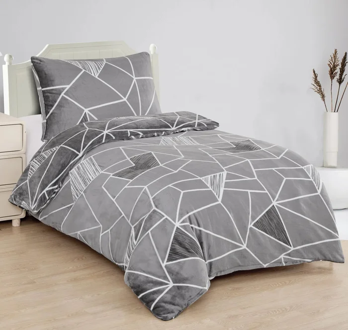 Mikroplyšové povlečení Element 200x140/70 cm TiaHome