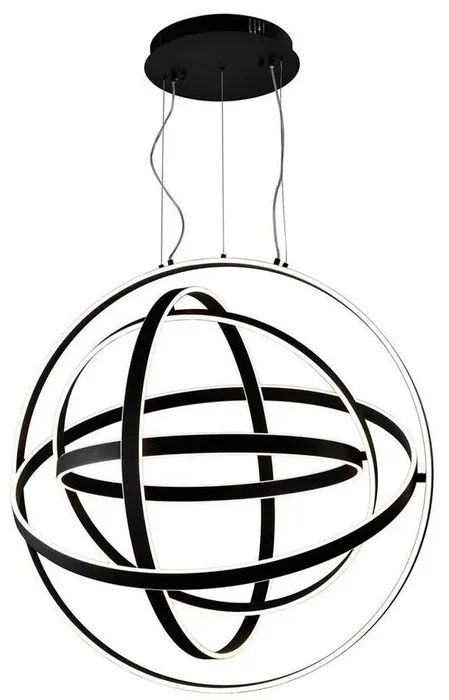 Milagro LED Lustr COPERNICUS černý