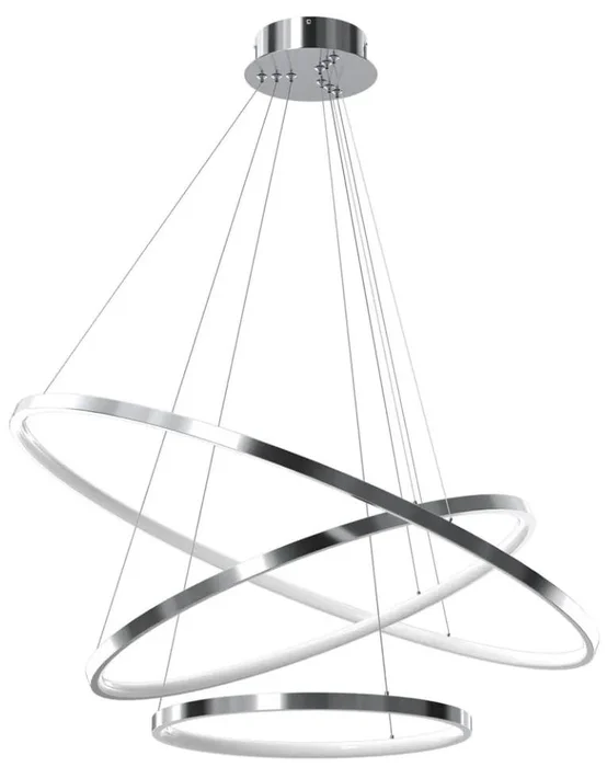 Milagro Rotonda LED Lustr 93W Chrom