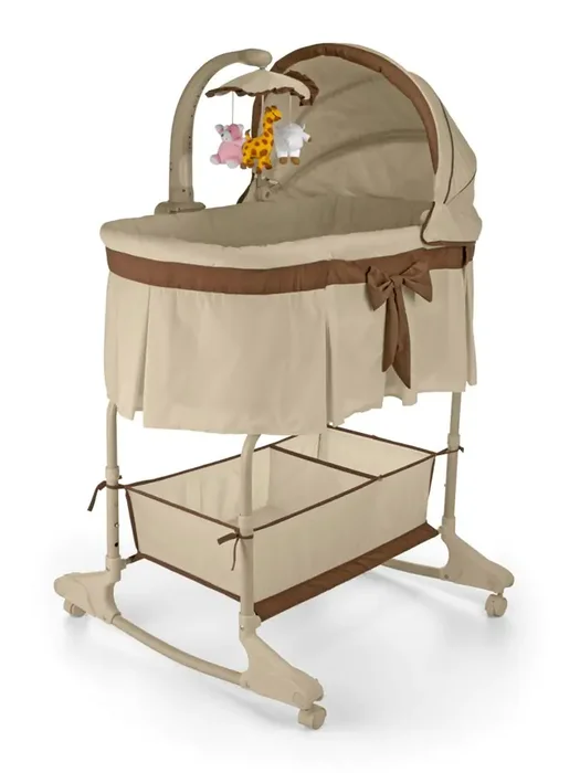 Milly Mally Sweet Melody – Multifunkční kolébka a postýlka (béžová)