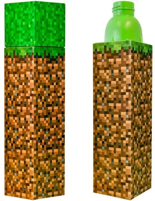 Minecraft Hranatá Láhev 650 ml Ground