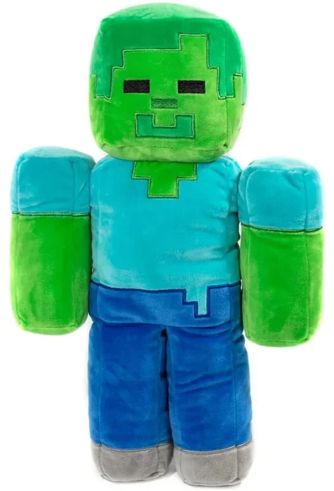 Minecraft Zombie 3D Polštář 48 cm