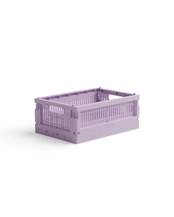 Mini Made Crate skládací přepravka lilac