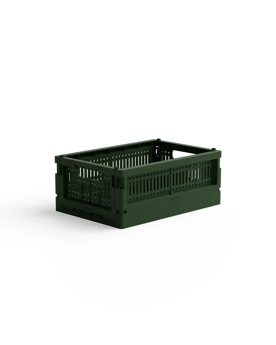 Mini skládací přepravka Made Crate – racing green