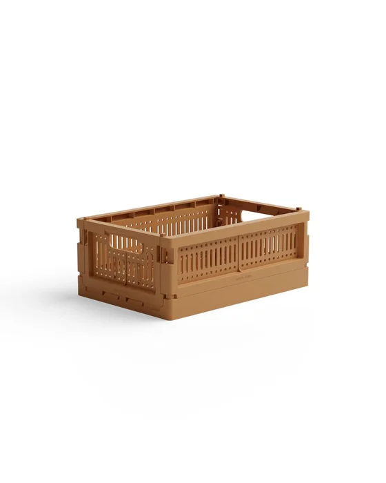 Mini skládací přepravka Made Crate toffee